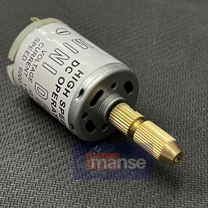 Kokok- Mini Drill / Bor Pcb Mini 12V (Dinamo Mini Drill)