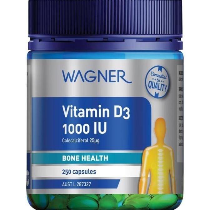 Wagner Vitamin D3 1000IU 250 Capsules