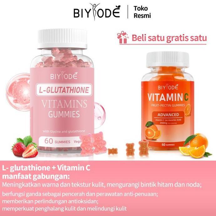 Absolute- Biyode Fda/Halal Glutathione Glutathione+Collagen Drinks/Vitamin/Minyak Lkan/Daun Kelor | 