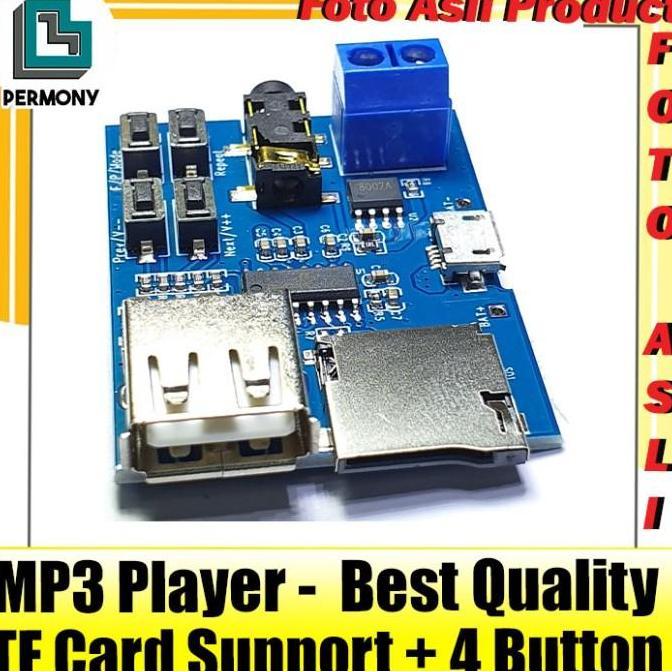 Mp3 Decoder Modul Power Amplifier Player Module TF Card