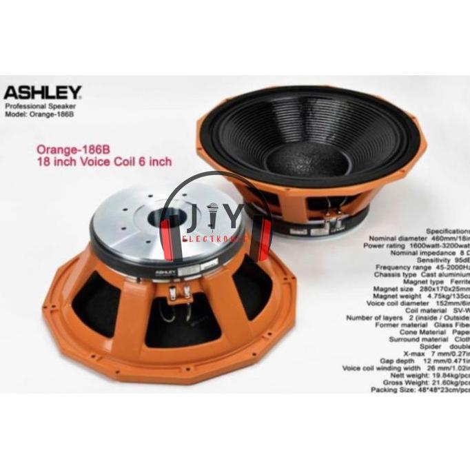 Speaker Ashley 15 inch Orange 155 Orange155 Orange-155 Original