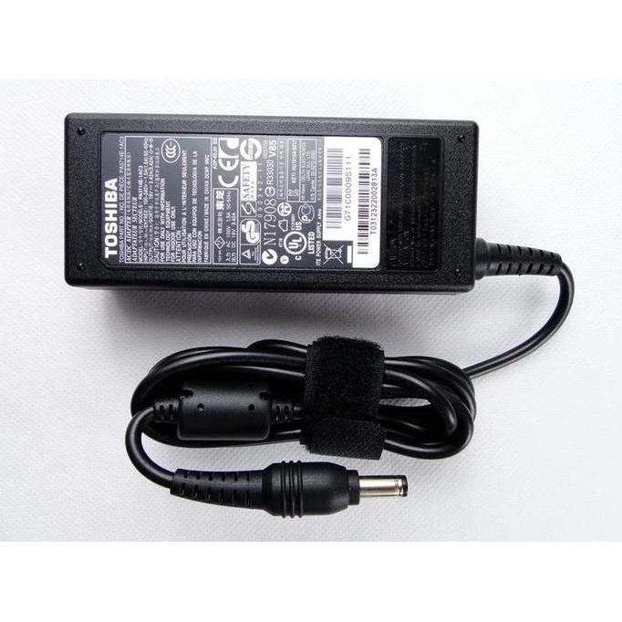 TERBARU - ORIGINAL Charger Adaptor Laptop TOSHIBA + KABEL POWER