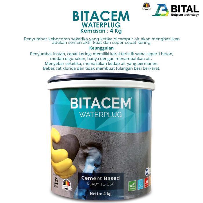 penyumbat bocor atasi bocor - Bitacem waterplug 20kg
