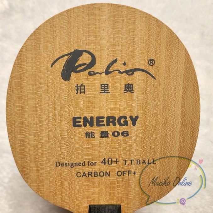 Palio Energy 06 Carbon OFF+ FL ~ Kayu Bet Tenis Meja Palio