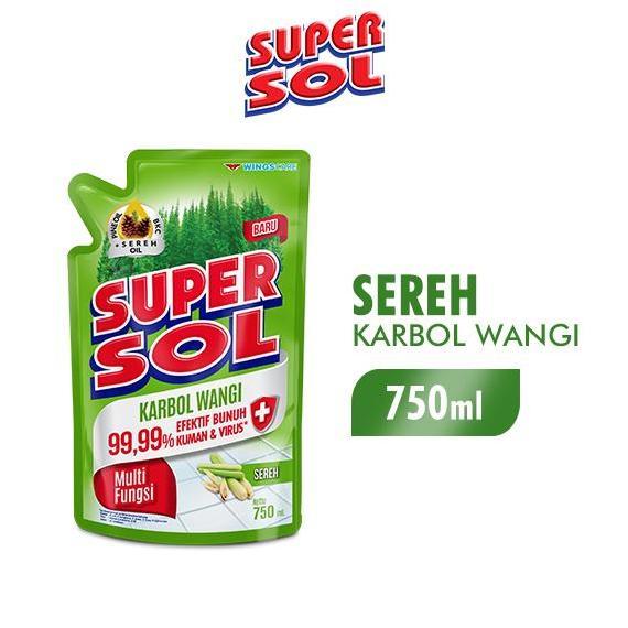 Supersol Karbol Wangi 750 ml