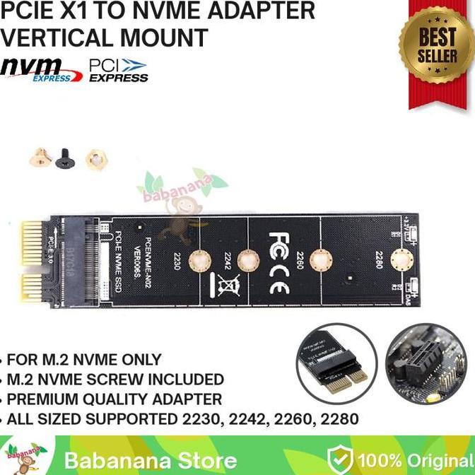 Saveyou- Pcie 1X To Nvme Adapter Converter Ssd Pcie-E Pci Express X1 Pc