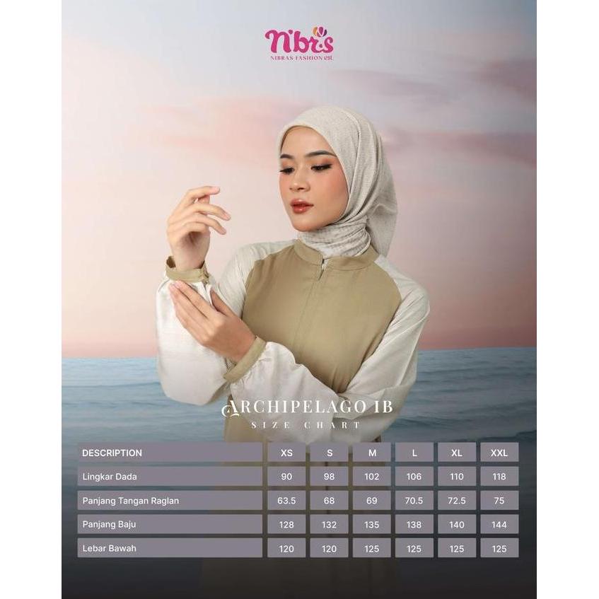 Gamis Nibras Archipelago 1B / Gamis Nibras Ori Brande / Gamis Busui Gamis Terbaru