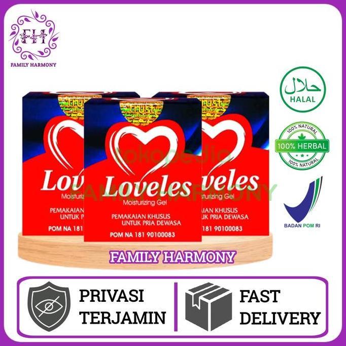Terlaris Paket Bundling 3 Box Loveles Original Obat Oles Kuat Pria Herbal happy shopping kak