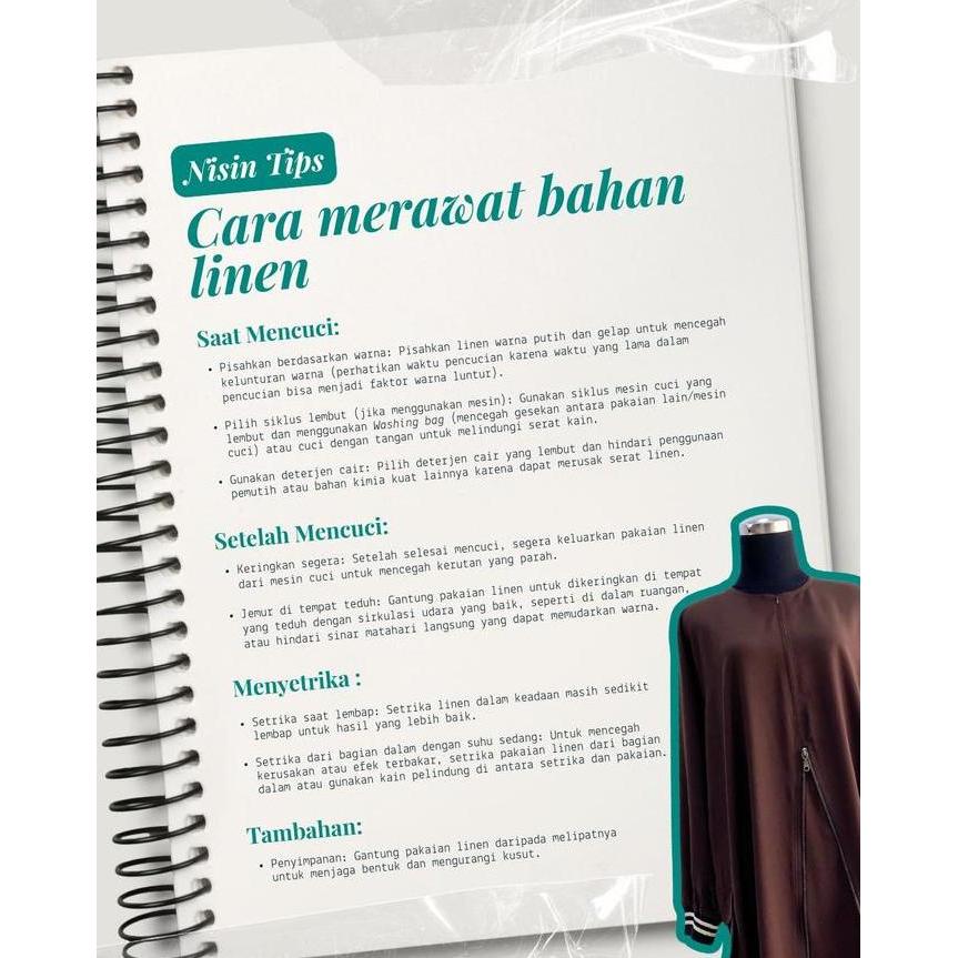 New Ribstree Abaya By Nisin Hijab Official - Desain Original Gamis Wanita Elegan