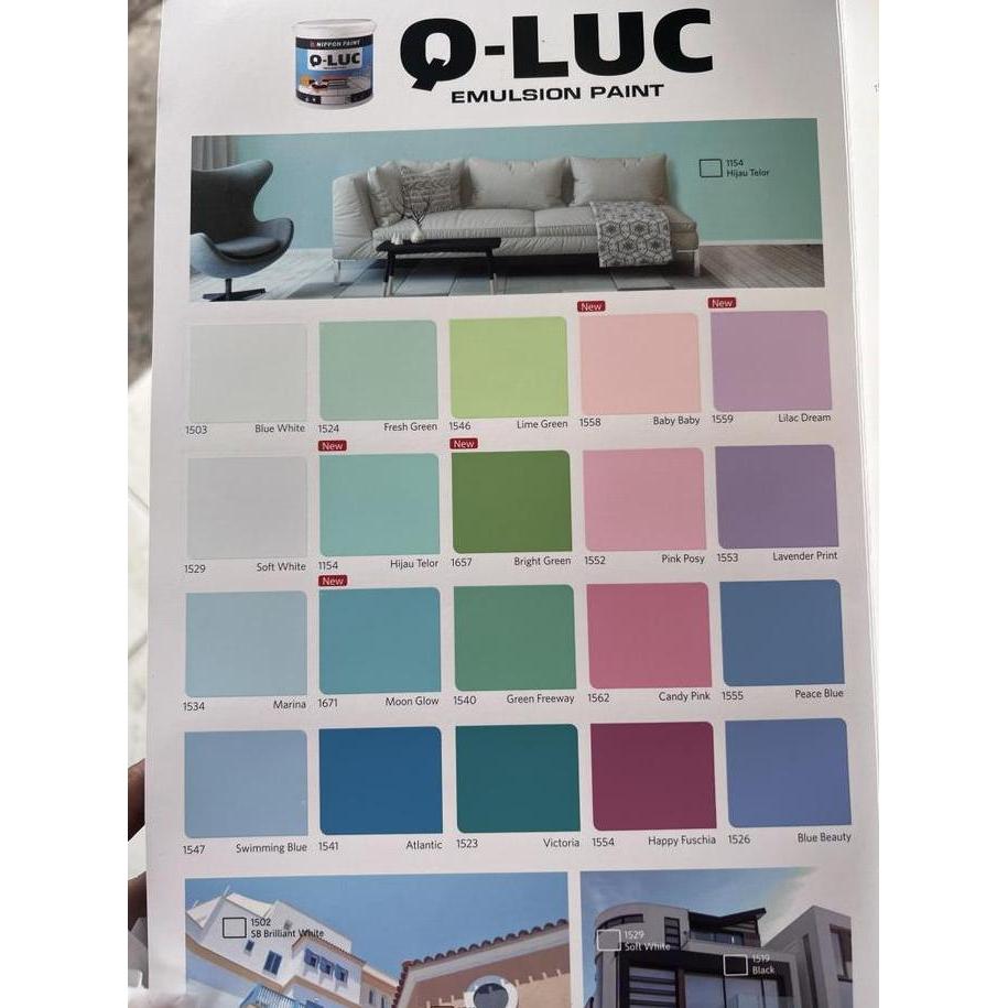 CAT TEMBOK NIPPON PAINT QLUC Q-LUC Q LUC 18 KG ( GOSEND ONLY )