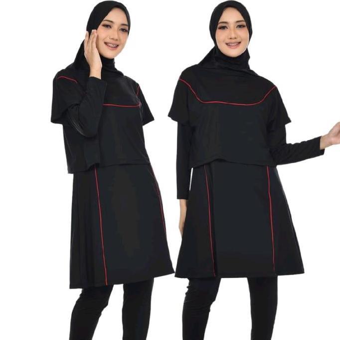 Baju Renang Muslimah Dewasa Jumbo kekinian hijab bolero Muslim Panjang