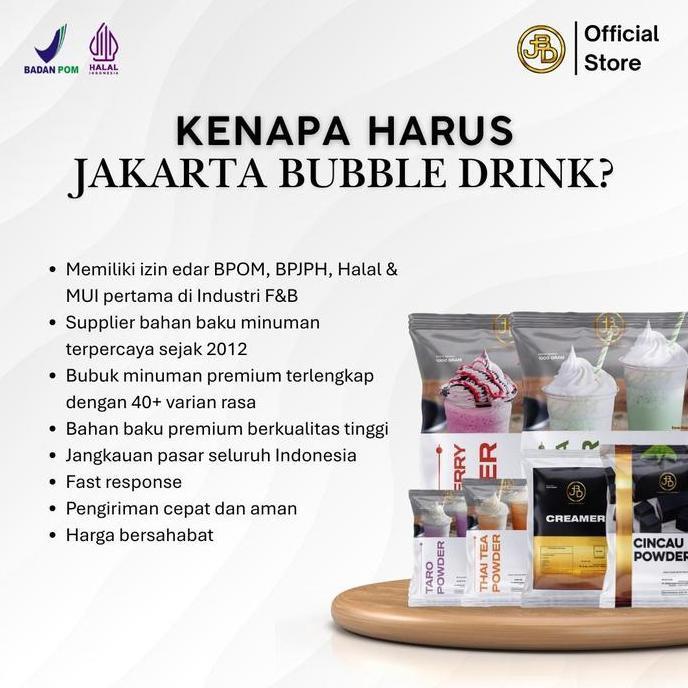 Banan- Green Tea Silky Pudding Powder - Bubuk Serbuk Puding Sedot Pudot