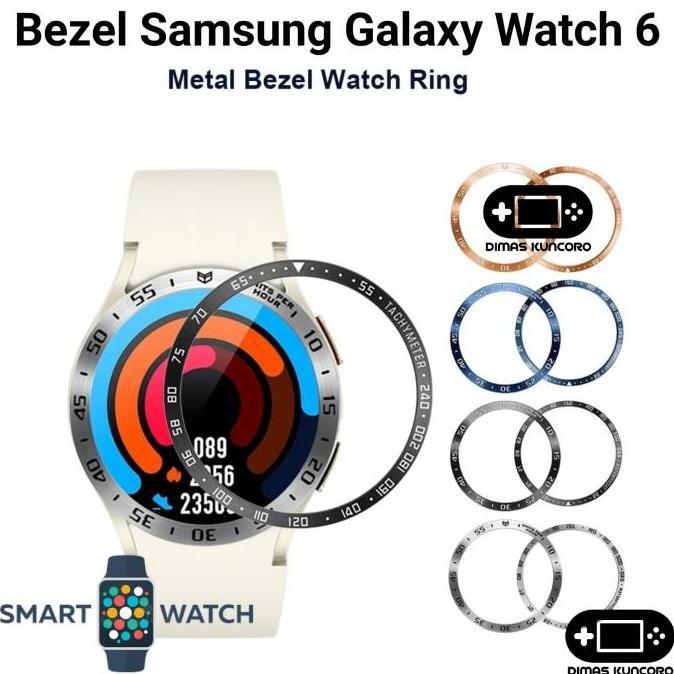 BEZEL SAMSUNG GALAXY WATCH 6 RING CASING CINCIN SAMSUNG GALAXY WATCH 6 WATCH6 40MM 44MM