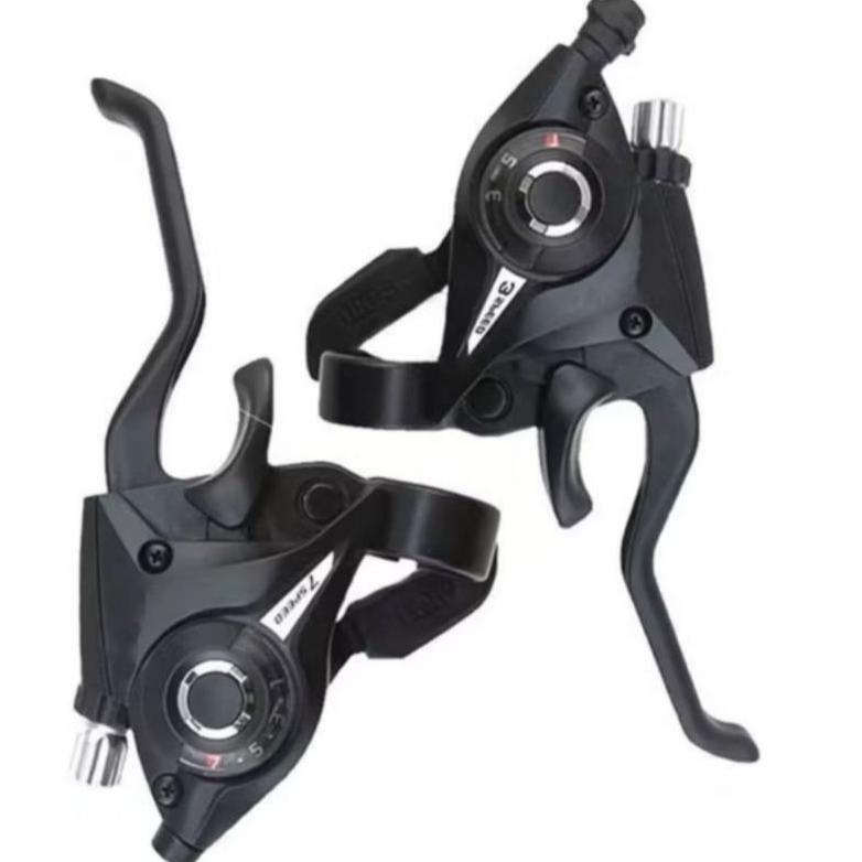 Galaxy - Prilie - Gha-68 Shifter Operan Gigi Sepeda Mtb 3*7 Handle Alloy 1Set Kiri Kanan Handel Sift