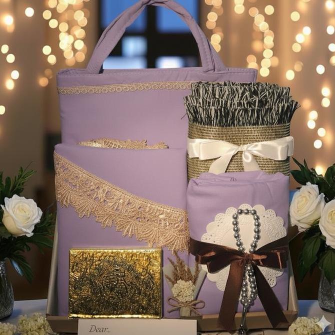 Hampers Mukena Dewasa 2 In 1 Rayon Premium Lengkap / Kado Ultah Cewek / Mukenah / Hampers Lebaran Id
