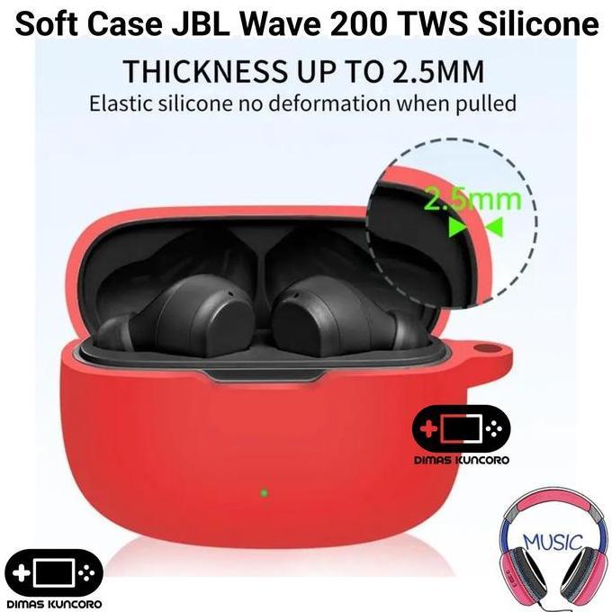 SOFT CASE JWAVE 200 TWS SILICONE SILIKON 200TWS COVER PROTECTOR