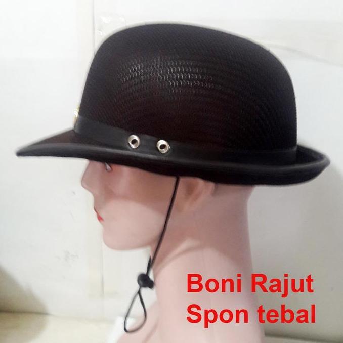 Grosir topi pramuka boni putri model rajut lapisan dalam spon tebal (TERBAIK) (TERBARU) (TERMURAH)