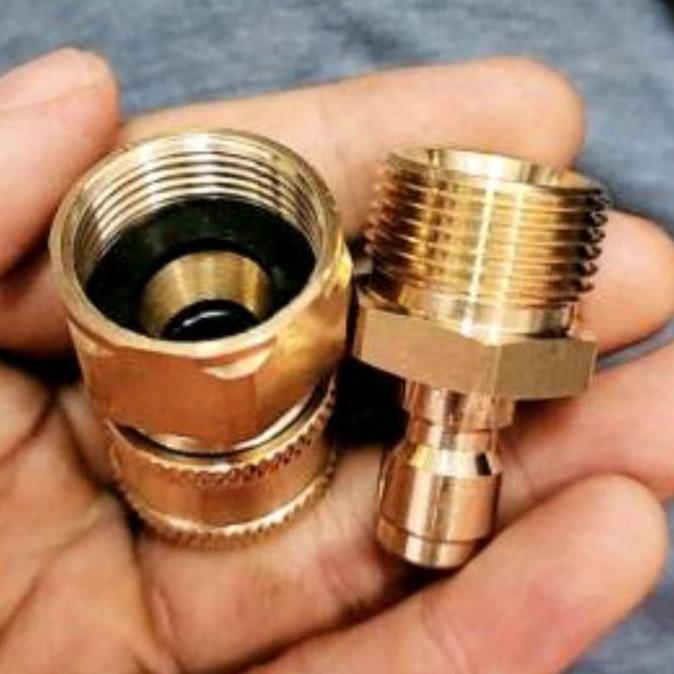 Quick Connect Coupler M22 Male Dan M22 Female Untuk Bobi B3