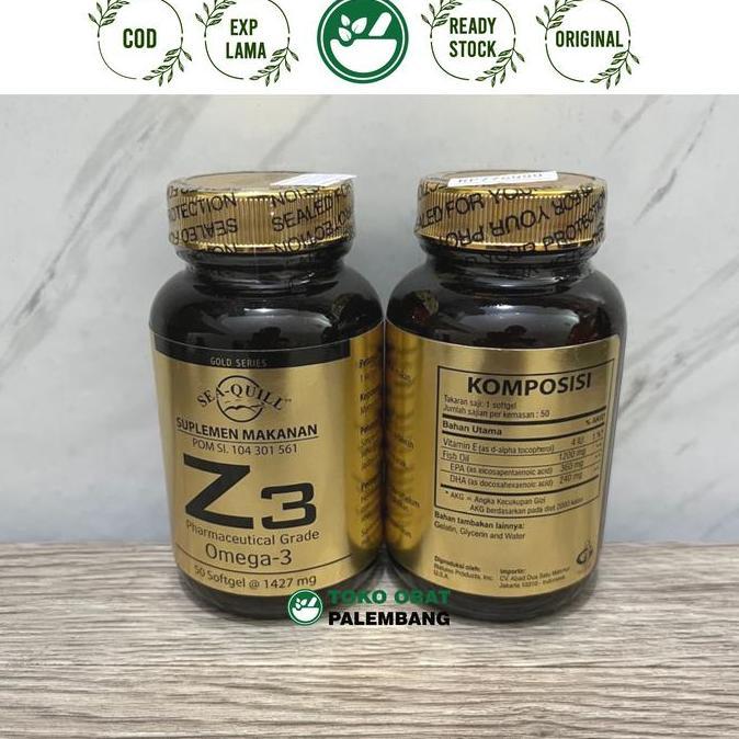 SEA QUILL Z3 OMEGA 3 50 SOFTGEL SEA-QUILL Z3 OMEGA-3 PHARMUTICAL