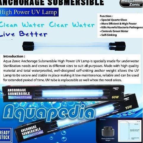 AquaZonic UV021 Lampu UV Celup 60watt Anchorage High Power UV Lamp