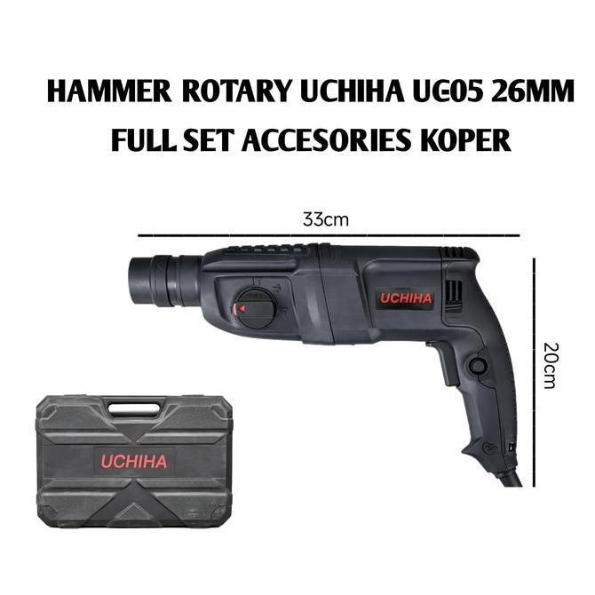 Spesial Uchiha Type Uc-05 Bor Hammer Drill Rotary Beton Tembok Japan Teknologi
