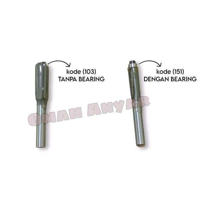 +++++] Mata Router Straight Trimmer Bits Profil 8mm Pemotong HPL Benz