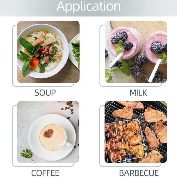 TP300 Termometer Makanan Minuman Kopi Minyak Dapur Susu Daging TP 300 BBQ Meat Food Thermometer Digi