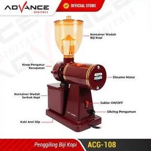 Mesin Giling Kopi Coffee Maker Grinder Listrik ADVANCE ACG-108