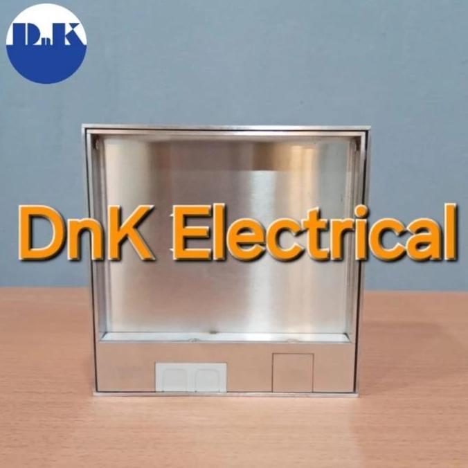 Ready Stopkontak / Stop Kontak Lantai Merk VNB  Type VNB 200 ( Frame+Socket Shuko+Socket Universal )