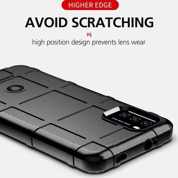 DV83 - COMPAITABLE FOR CASE XIAOMI POCO M3 / POCO M3 PRO RUGGED SHIELD ARMOR MILITARY ANTI SHOCK PRO