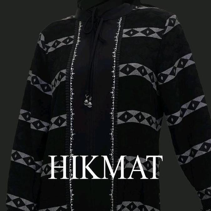 Murah Hikmat Original Fashion A3387 - Abaya Hikmat - noerbutikmuslim - Gamis lebaran - Gamis Mewah -