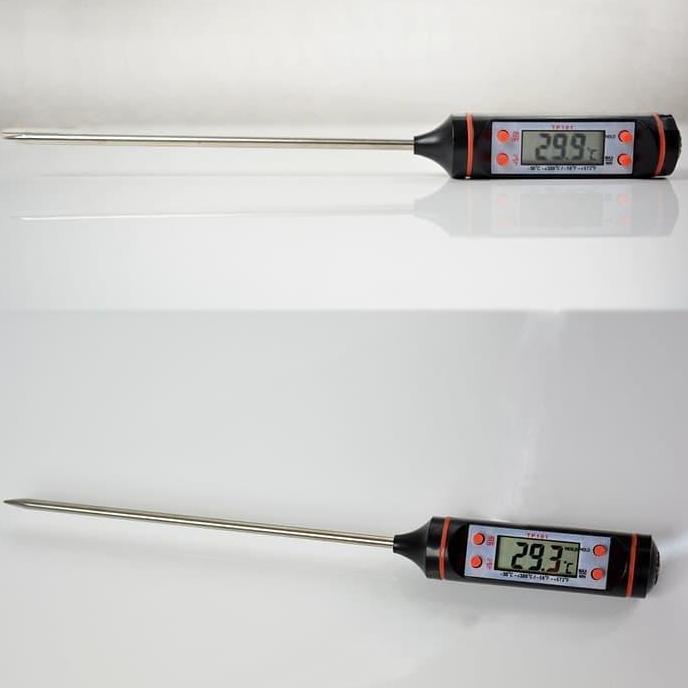 Termometer Jarum Stick Digital serbaguna AC, Daging, Masakan