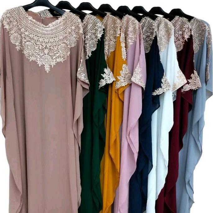 MURAH LEBAY KAFTAN ROSE + FREE INER MANSET GAMIS Dress Muslim Dewasa MURAH LEBAY