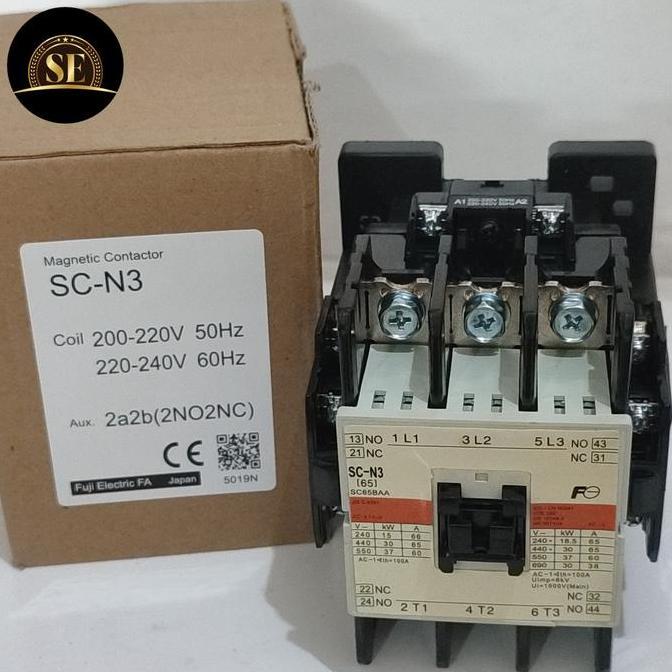 Magnetic Contactor Fuji SC-N3 Kontaktor fuji SCN3 SCN-3