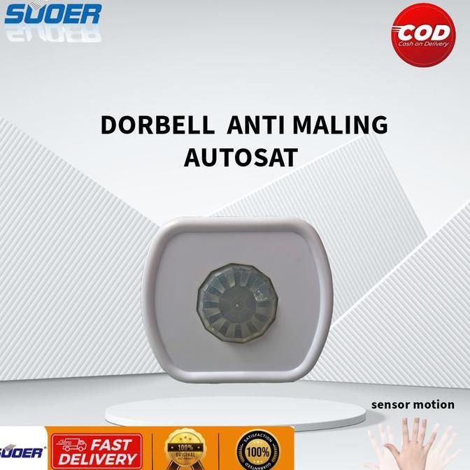 BELL PINTU SENSOR GERAK ALARM PENYAMBUT TAMU SENSOR GERAK ANTI MALING
