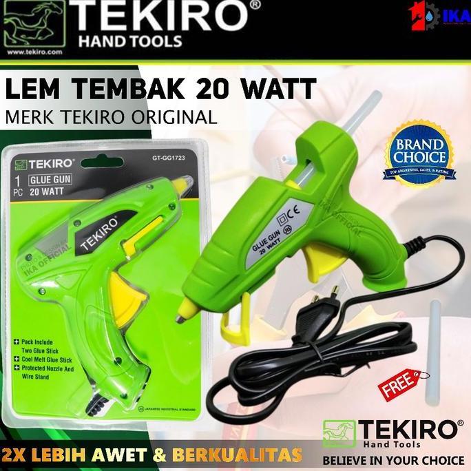 GRASSSTEKNO TEKIRO LEM TEMBAK 20 WATT /GLUE GUN / TOOLS - ALAT PERKAKAS / Tekiro Lem Tembak 20 Watt 