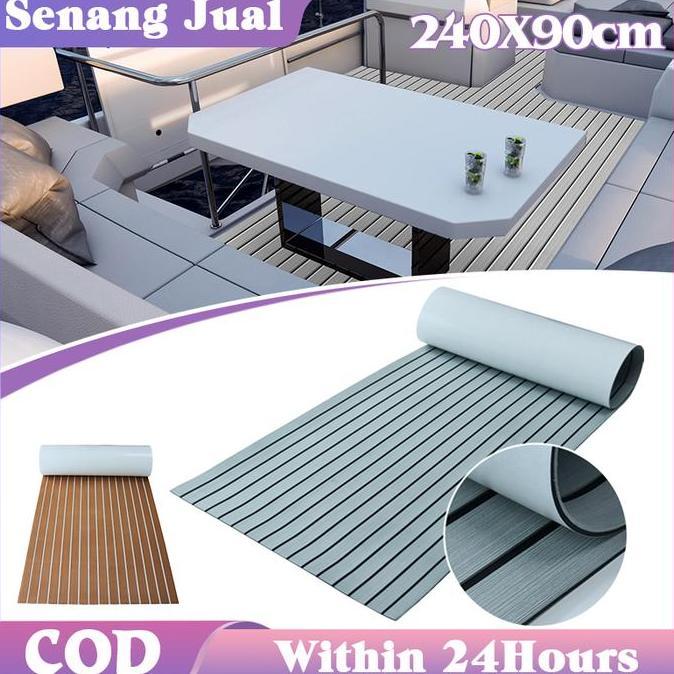 SHAKESPARE 240X90CM Marine Boat Flooring Matras Anti Selip Eva Laut Karpet Kapal Flooring Outdoor