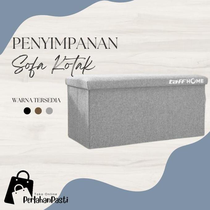 Extra Besar Storage Stool Sofa Lipat Box Container Kotak Penyimpanan