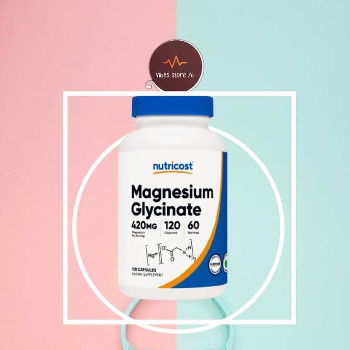 Nutricost Magnesium Glycinate 420 Mg Non-Gmo Gluten Free Vegetarian _Vibes