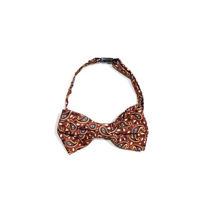 dasi kupu batik bow tie instant pria wedding houseofcuff coklat maroon (TERBAIK) (TERBARU) (TERMURAH