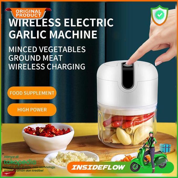 BEBAS ONGKIR - Mini Blender Portable Food Copper Elektrik Blender Bumbu Dapur 260ml