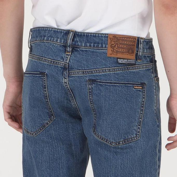 VOLCOM MLD VORTA SLIM FIT JEANS AGED INDIGO (TERBAIK) (TERBARU) (TERMURAH)