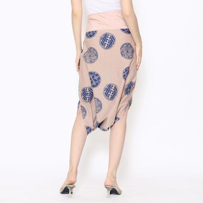 Celana Batik Wanita - Bhatara Batik Mentari Pants - Bawahan Rok Batik Modern (TERBAIK) (TERBARU) (TE