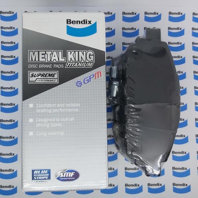 TERLARIS - Kampas Rem Depan INNOVA REBORN 2016 - Now dan VENTURER BENDIX METAL KING TITANIUM DB2396 