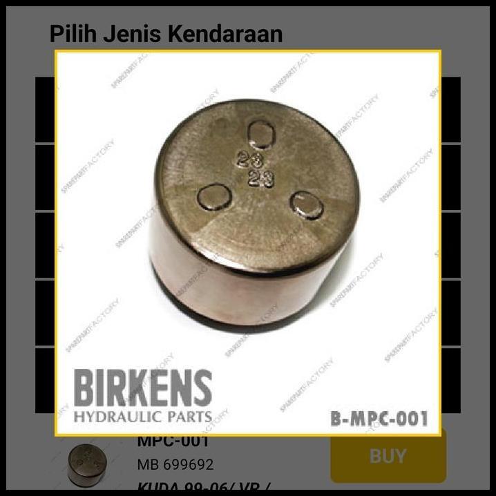 TERLARIS PISTON REM KALIPER CAKRAM DEPAN KUDA GALLANT VR LANCER DANGAN ETERNA 