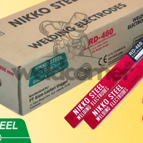 Kawat Las Nikko Rd460 2Mm 1Kg E6013 / Nikko Steel Rd-460 2.0 / Nikko Steel Rd 460 2,0