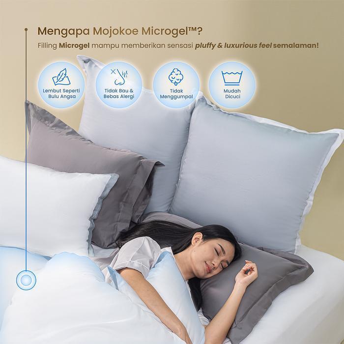Mojokoe Sprei Bedcover Organic Lyocell Solid Tencel 80s Bedding