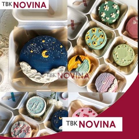 LOYANG BULAT PRESS ni 10CM KOREAN CAKE / LUNCH BOX CAKE / LOYANG KOREA