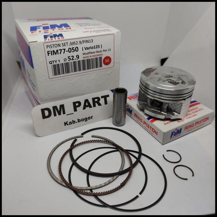 GRATIS ONGKIR PISTON KIT PISTONKIT SEHER FIM VARIO TECHNO OLD NEW LED KZR KWN 125 IZUMI FIM77 CLICK 