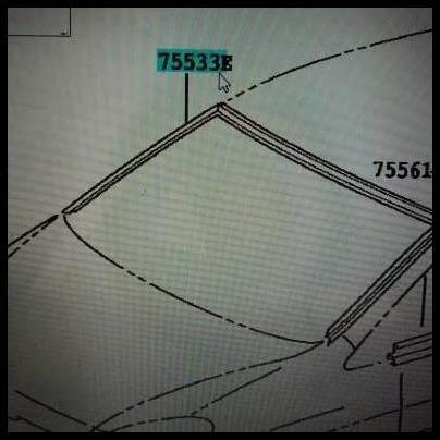 TERLARIS LIST MOULDING KARET KACA DEPAN AGYA AYLA CALYA SIGRA ORIGINAL 